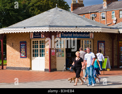 Tourist Information Office on Skegness seafront, Lincolnshire, England, UK Stock Photo