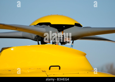 American Eurocopter EC-135 Helicopter fuselage and cockpit Stock Photo ...