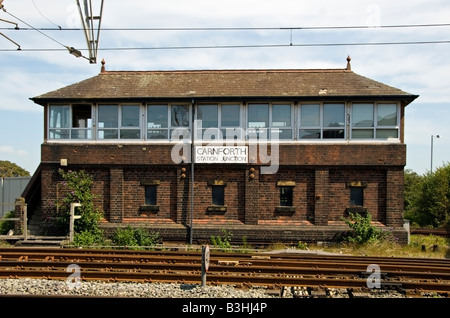 Carnforth Station Junction Signalbox, Carnforth, Cumbria, England Stock ...