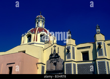 Church of San juan de Dios, Roman Catholic church, Roman Catholicism, Avenida Hidalgo 49, Plaza Santa Cruz, Mexico City, Federal District, Mexico Stock Photo