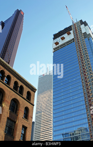 New Bay Adelaide Centre in its final stage of construction in downtown Toronto Stock Photo