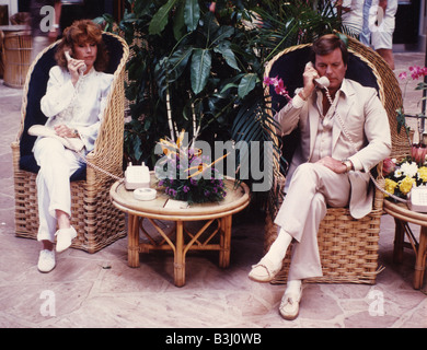 HART TO HART US TV series 1979 to 1984 with Stefanie Powers and Robert Wagner as amateur detectives Jonathan and Jennifer Hart Stock Photo