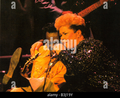 CHUCK BERRY HAIL ! HAIL ! ROCK 'N' ROLL  1987 Delilah film with Etta James Stock Photo