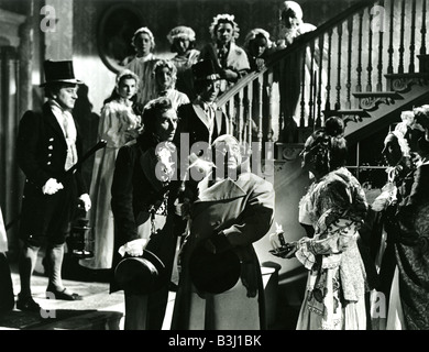 THE PICKWICK PAPERS 1952 George Minter film based on Charles Dickens novel with James Hayter as Pickwick Stock Photo