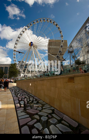 The Wheel Exchange Square Manchester UK Stock Photo