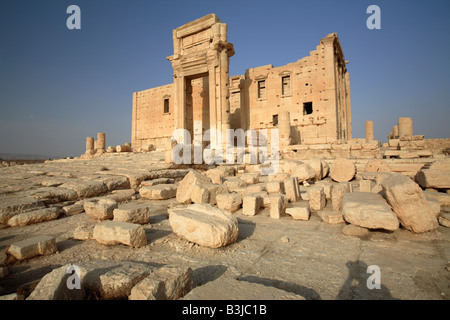 Temple of Bel in the ancient site of Palmyra, Syria Stock Photo