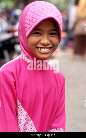 girl in bandung java indonesia Stock Photo