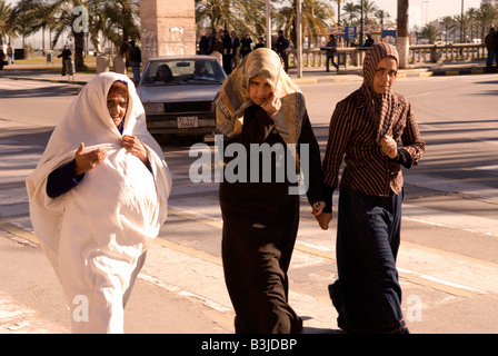 Street scene Green Square Tripoli Libya Stock Photo