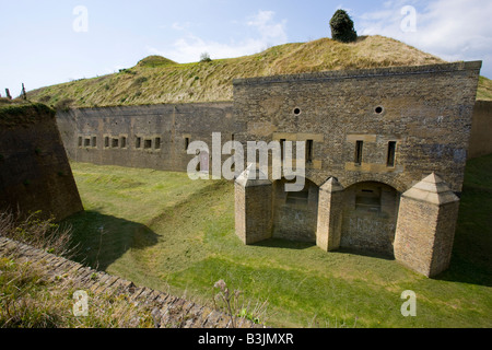 The Napoleonic Drop Redoubt Fort in Dover Kent Stock Photo