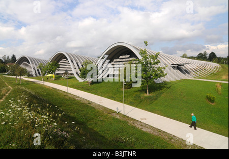 The Paul Klee centre, a museum and architectural landmark in Bern, the capital of Switzerland. Stock Photo