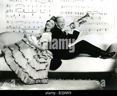 SECOND CHORUS 1940 Paramount film with Fred Astaire and Paulette Goddard Stock Photo