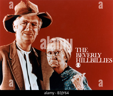 THE BEVERLY HILLBILLIES  US TV series 1962 to 1971 with Buddy Ebsen as Jed Clampett and Irene Ryan as Granny Moses Stock Photo
