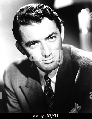 GREGORY PECK US film actor with second wife Veronique Passani about ...