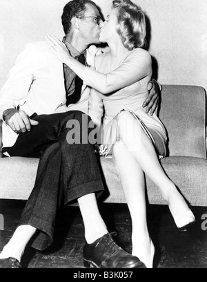 MARILYN MONROE  with 3rd husband Arthur Miller Stock Photo