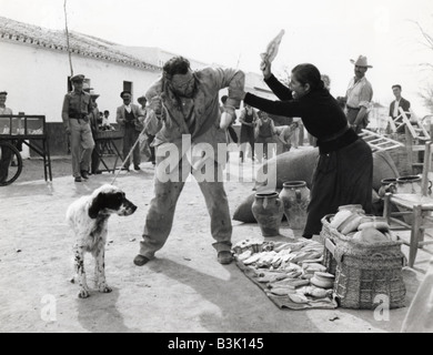 ACROS THE BRIDGE 1957 Rank film with Rod Steiger Stock Photo