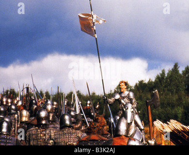 THE MESSENGER: THE STORY OF JOAN OF ARC   1999 Gaumont film with Milla Jovovich Stock Photo