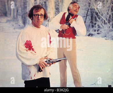 LOVE AND DEATH 1975 UA film with Woody Allen Stock Photo