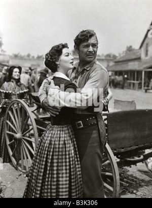 LONE STAR  1952 MGM film with Clark Gable and Ava Gardner Stock Photo