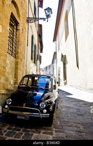 Original Fiat 500 in the old Rome, Rome. Italy Stock Photo - Alamy
