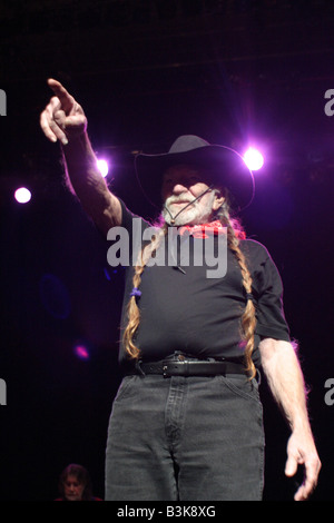 WILLIE NELSON  US Country & Western musician Stock Photo