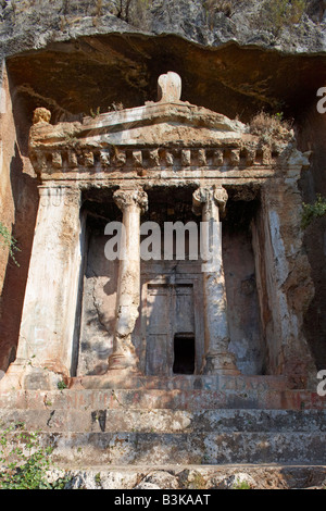 Tomb Of Amyntas - Rock-cut Temple-type Ancient Lycian Tomb Located On ...