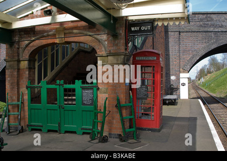 Rothley Station on the preserved Great Central Railway line Leicestershire Stock Photo