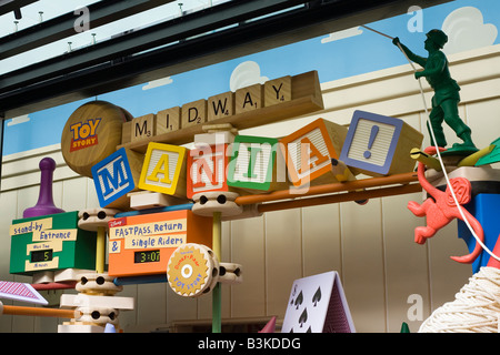Toy Story Mania Disney s Hollywood Studios Disney MGM Studios Orlando Florida Walt Disney World Stock Photo