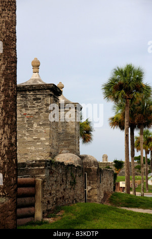 City gate in St. Augustine Florida Stock Photo