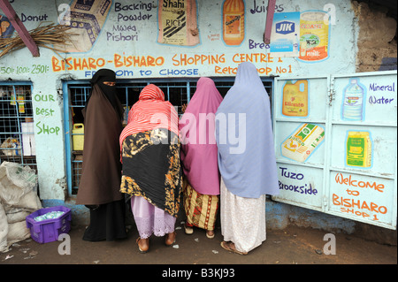 The Somali suburb of Eastleigh in Nairobi Kenya 6 7 2008 Stock Photo