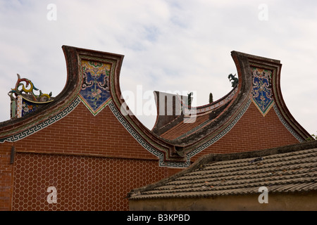 Traditional Fujian style architecture on Kinmen Republic of China ROC Taiwan Stock Photo