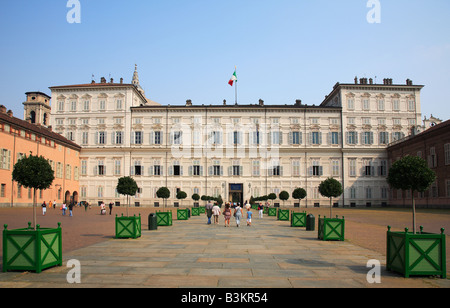Palazzo Reale Turin Torino Piemont Italien Stock Photo