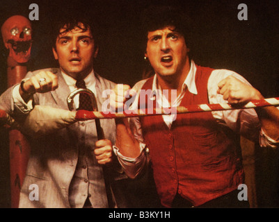 PARADISE ALLEY 1978 Universal/Force Ten film with Sylvester Stallone at right Stock Photo