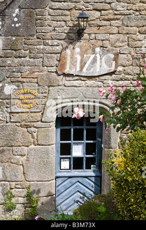 Biblioteque in Locronan Brittany France Stock Photo