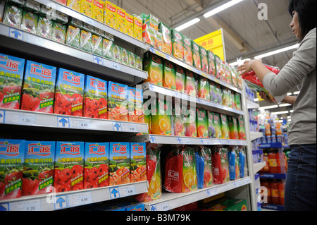 Coca Cola's bid for Chinese juice producer Huiyuan. 09-Sep-2008 Stock Photo