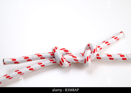 The True Lovers or Fisherman s Knot on white background Stock Photo