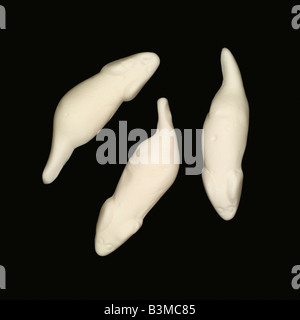 Marshmallows, elevated view Stock Photo