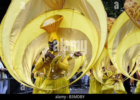 Performers at Notting Hill Carnival 2008 Stock Photo