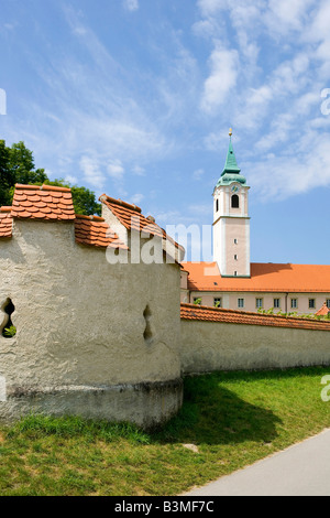 Deutschland, Bayern, Kloster Weltenburg, Weltenburg monestry in Altmuhl Valley Franconia danube river Bavaria germany Stock Photo