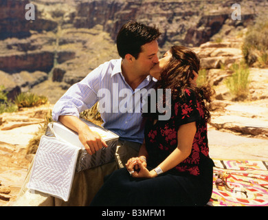 FOOLS RUSH IN  1997 Columbia film with Matthew Perry and Salma Hayek Stock Photo