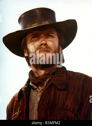 FOR A FEW DOLLARS MORE 1965 PEA/Gonzales film with Clint Eastwood Stock Photo