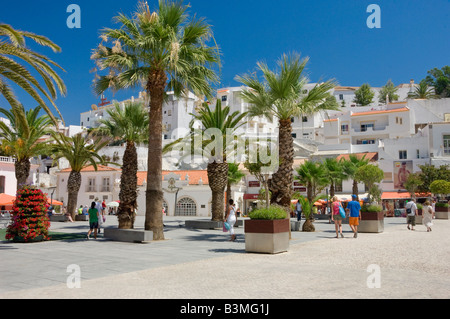 Portugal, the Algarve, Albufeira town square Stock Photo