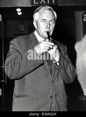 HAROLD WILSON  UK Prime Minister in 1966 Stock Photo