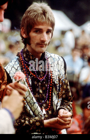 FLOWER POWER gathering in San Francisco in 1967 Stock Photo