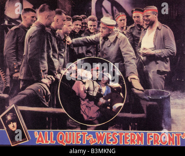 ALL QUIET ON THE WESTERN FRONT 1930 Universal film Stock Photo