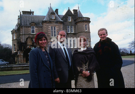 Scene from TV programme Take The High Road February 1987 Ross Giffords family Stock Photo