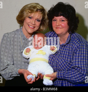 Scene from TV programme Take The High Road March 1987 Stock Photo