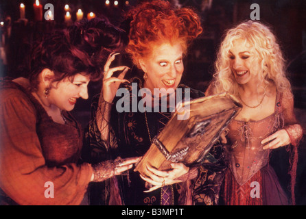 HOCUS POCUS 1993 Buena Vista/Walt Disney film with Bette Midler Stock Photo