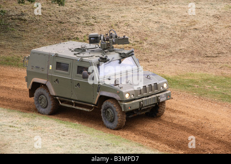 Panther armoured vehicle in action Stock Photo