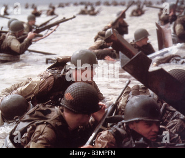 SAVING PRIVATE RYAN 1998 Paramount/Amblin film with Tom Hanks Stock Photo