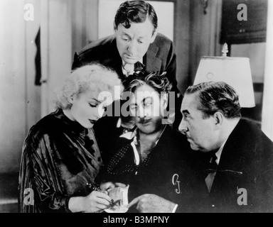 TWENTIETH CENTURY  1934 Columbia film with Carole Lombard and John Barrymore lower centre Stock Photo